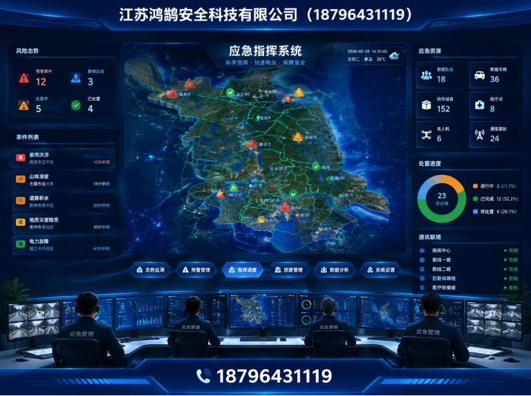 海口应急指挥系统展示图